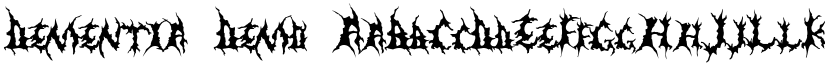 Dementia font download