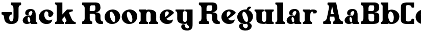 Jack Rooney Regular font