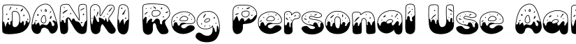 DANKI Reg Personal Use font