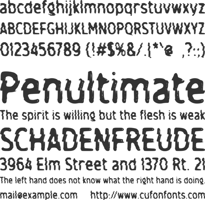 d Dliyut font preview