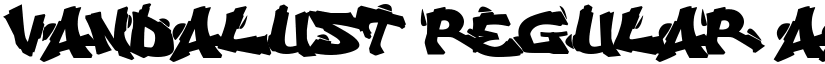 Vandalust Regular font