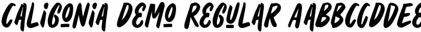 Caligonia Demo Regular font