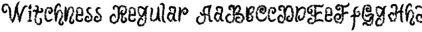 Witchness Regular font