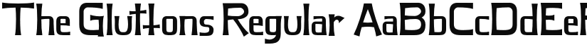 The Gluttons font download