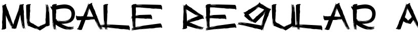 Murale Regular font