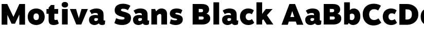 Motiva Sans Black font