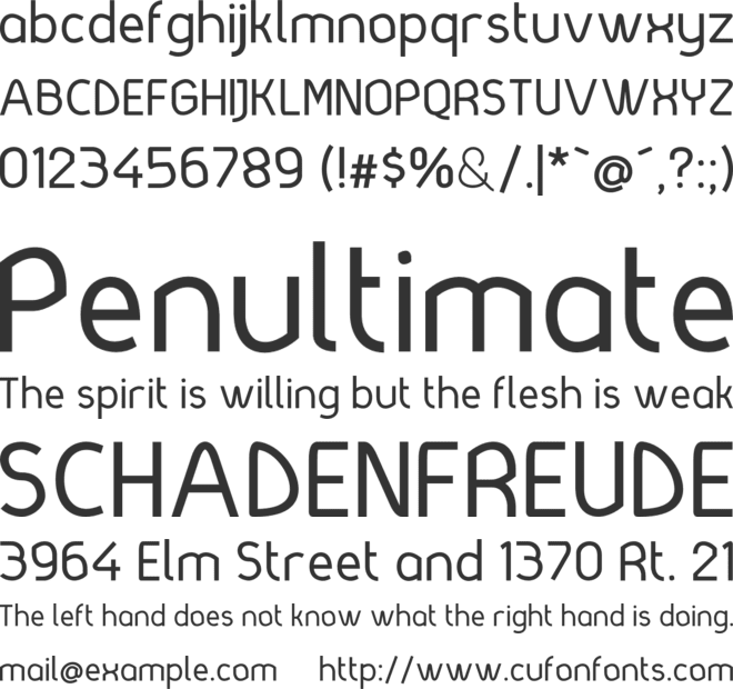Matondo Pro font preview