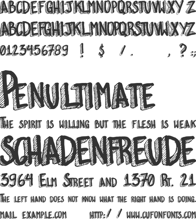 Esquisito font preview