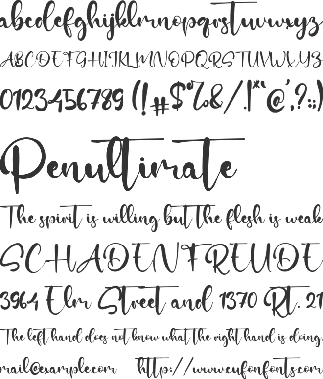 West Riattol font preview