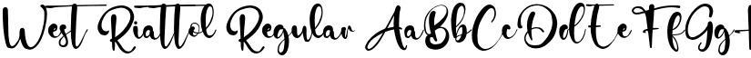 West Riattol Regular font