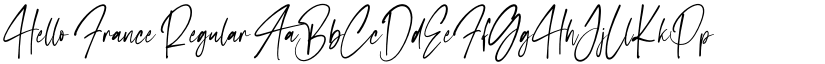 Hello France Regular font