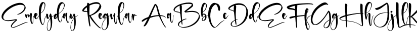 Emelyday Regular font