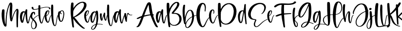 Mastelo font download