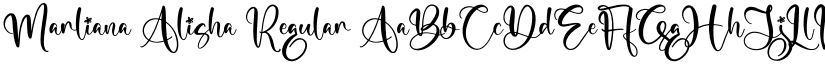 Marliana Alisha Regular font