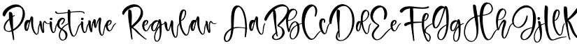 Paristime Regular font