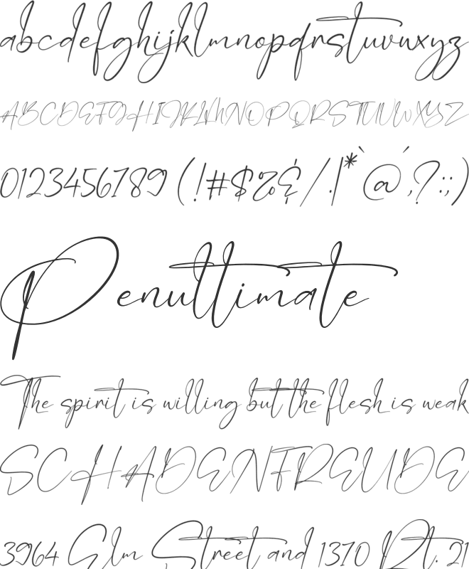 Derlantica Beauty font preview