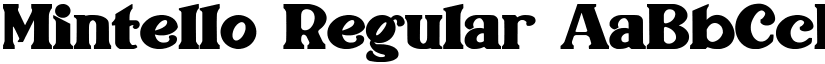 Mintello Regular font