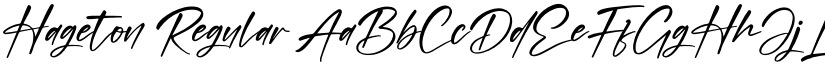 Hageton font download