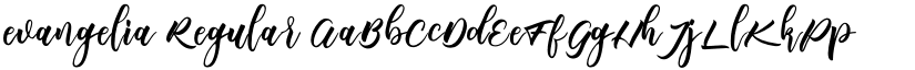 evangelia font download