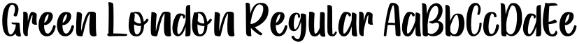 Green London Regular font