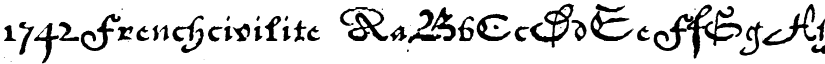 1742Frenchcivilite font