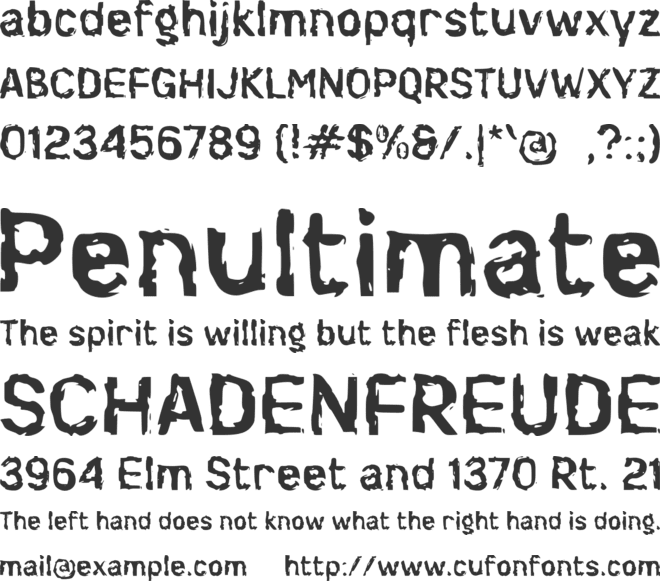 d Diksi font preview