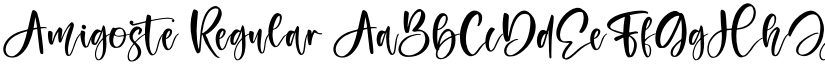 Amigoste Regular font
