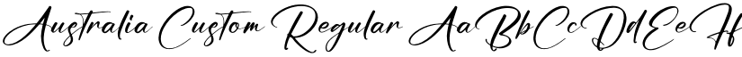 Australia Custom Regular font