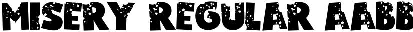 Misery Regular font