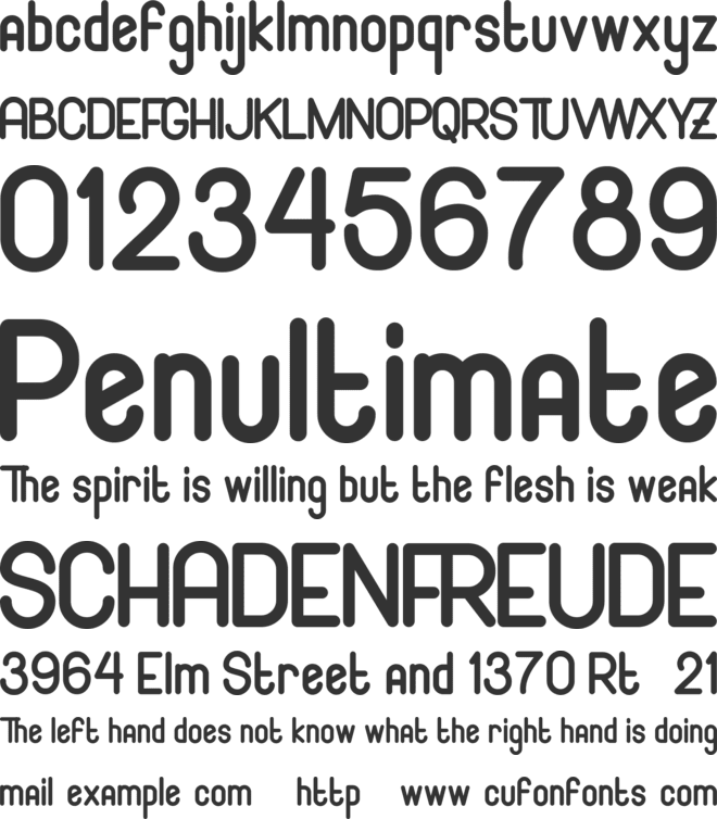Halena - Personal Use font preview