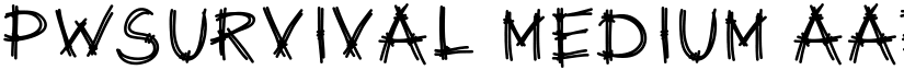 PWSurvival Medium font