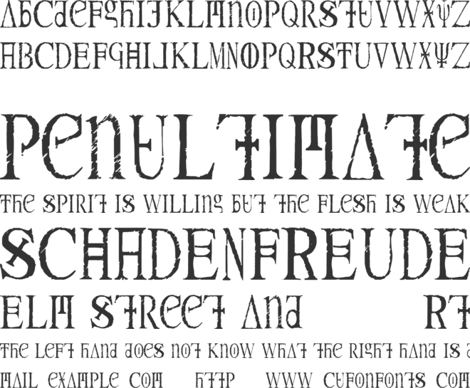 Magna Veritas font preview