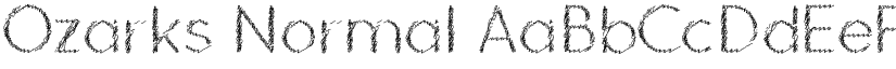 Ozarks Normal font