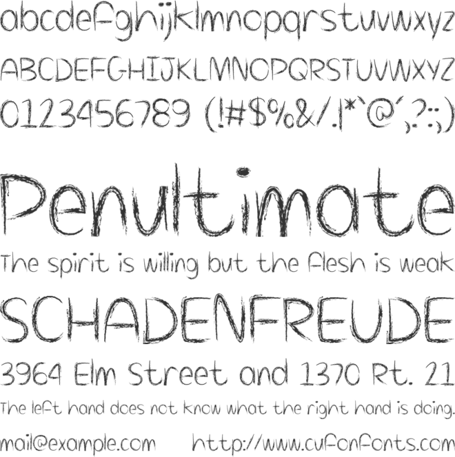 Killing Loneliness font preview