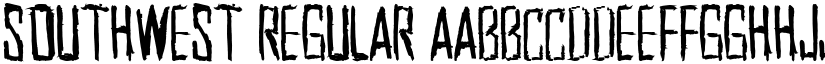 SouthWest Regular font