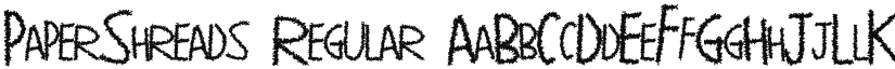 PaperShreads font download
