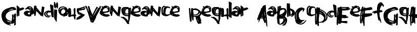 GrandiousVengeance Regular font