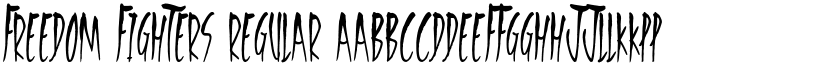 Freedom Fighters Regular font