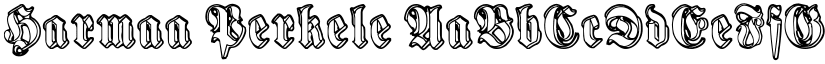 Harmaa Perkele font download