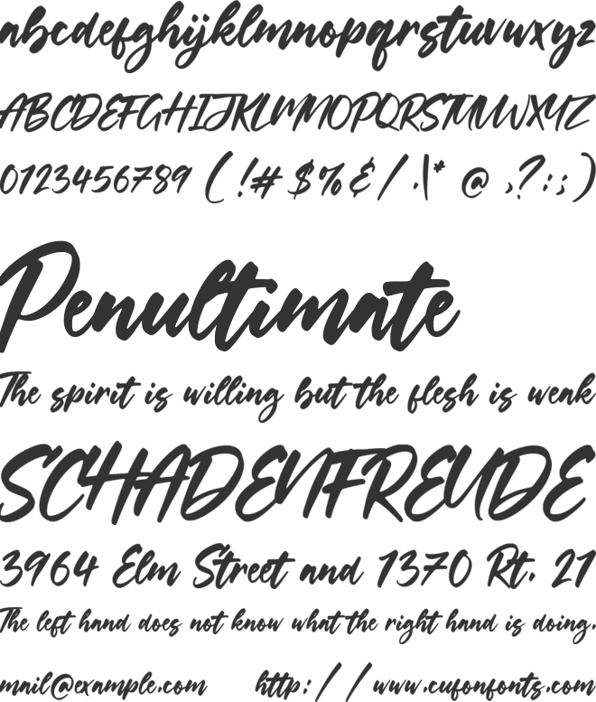 Yorkside font preview