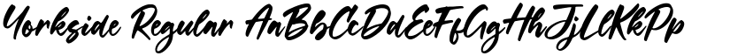 Yorkside Regular font
