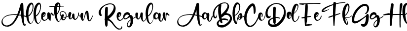 Allertown Regular font