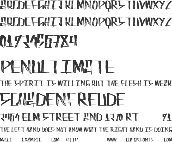 FuelTanks font preview