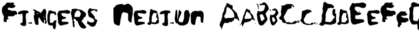 Fingers Medium font