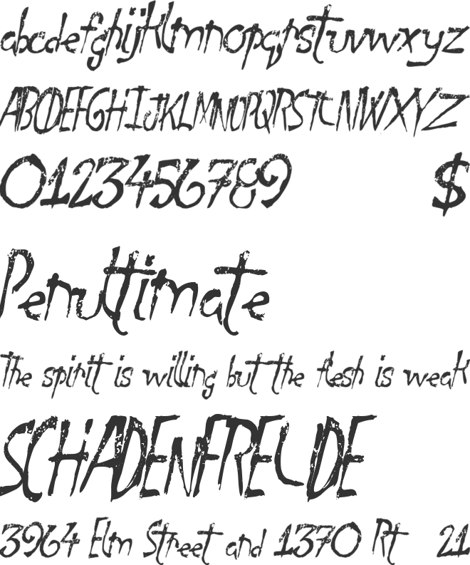 FinalDays font preview