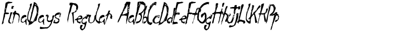 FinalDays Regular font