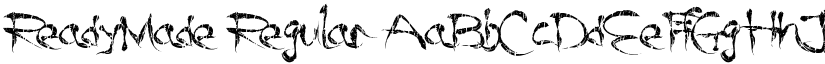 ReadyMade Regular font