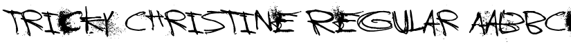 Tricky Christine Regular font