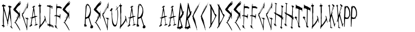 MegaLife Regular font