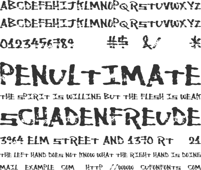 Marquez font preview